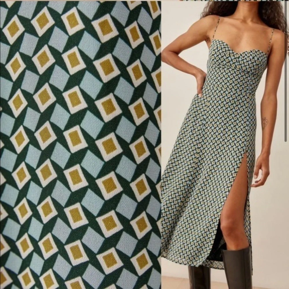 Reformation Juliette Dress in Mosaic - Picture 3 of 6